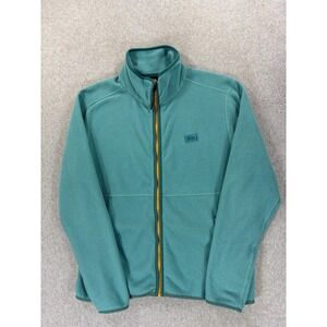 REI‎ Midweight Fleece Coop Full Zip Jacket (Men's XL) Foam Blue